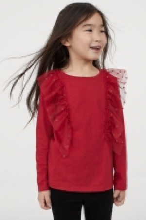 Top avec volants en tulle 6.99 €