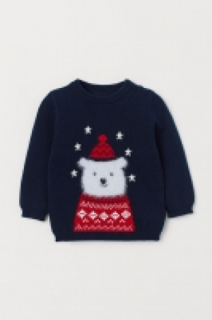 Pull en maille fine avec motif 7.99 €