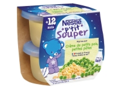 Nestlé Ptit souper crème de petits pois, petites pâtes 1.38 €