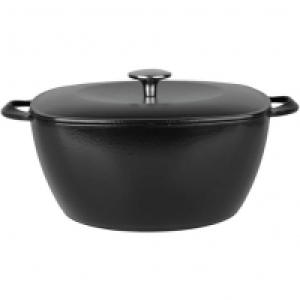 Auchan  Cocotte 4.5L Noir