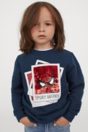 HM  Sweat à motif pailleté