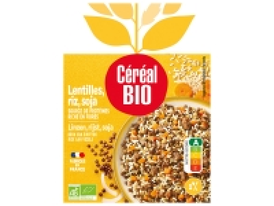 Céréal Bio lentilles, riz et soja 1.43 €