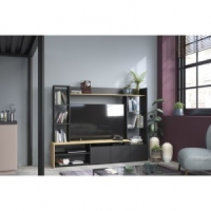 HELOW Imitation chêne et noir 149.35 €