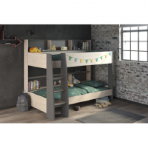 et sommiers inclus CLEO imitation chêne et gris ombre 329.99 €