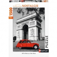 Auchan Nathan NATHAN Puzzle 1500 pièces 2 CV Citroën à Paris