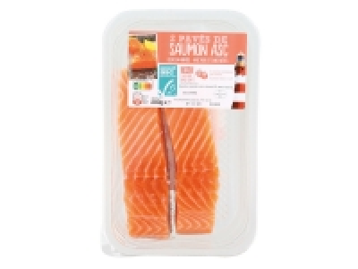 2 pavés de saumon ASC 5.35 €
