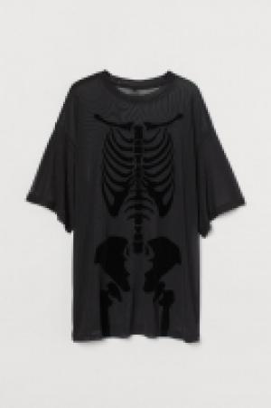 HM  T-shirt oversize en mesh