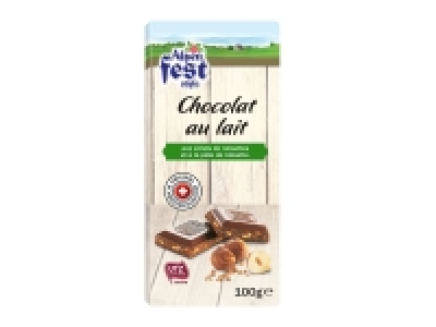 Tablette de chocolat suisse 0.89 €