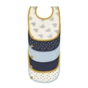 Oxybul SÉlection Oxybul Lot de 5 bavoirs éponge imperméables bio baleine