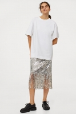 Jupe pailletée avec franges 13.99 €
