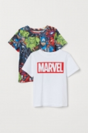 T-shirts imprimés, lot de 2 4.99 €
