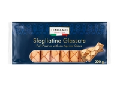 Biscuits feuilletés glaçage abricot 1.19 €