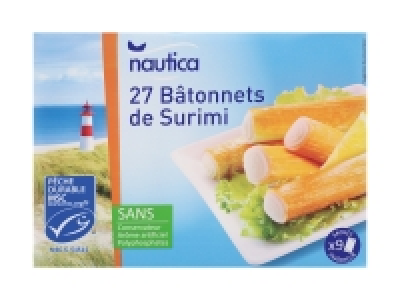27 bâtonnets de poissons MSC saveur crabe 1.69 €