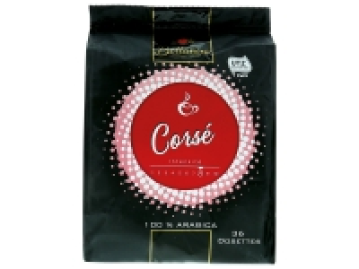 36 dosettes de café corsé 1.49 €