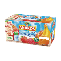 Aldi Andros® ANDROS® Gourdes de purées de fruits