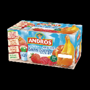 Aldi Andros® ANDROS® Gourdes de purées de fruits