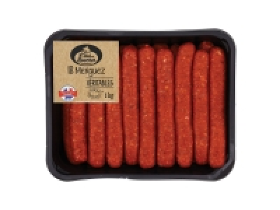 18 merguez 6.29 €