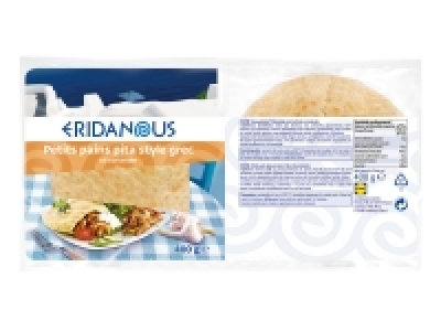 Petits pains pita ail et coriandre 1.29 €