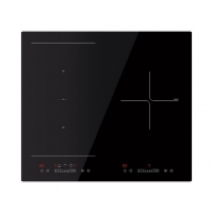 Auchan Qilive QILIVE Table de cuisson induction 154371, 59 cm, 3 foyers