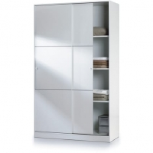 Auchan  Armoire 2 portes coulissantes BRAGA L120CM