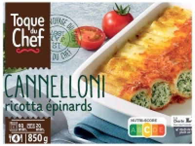 Cannelloni ricotta épinards 3.29 €