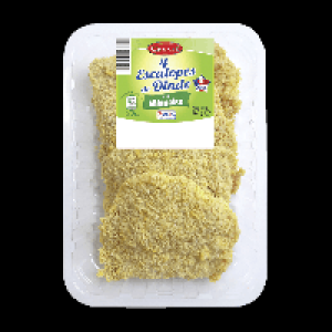 Aldi Corril® CORRIL® 4 escalopes de dinde à la milanaise