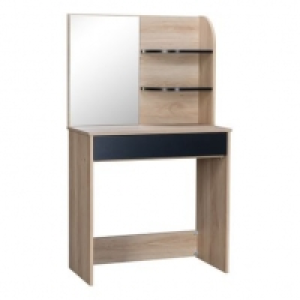 tablettes et 1 tiroir LOVIA imitation chêne et noir 99.99 €