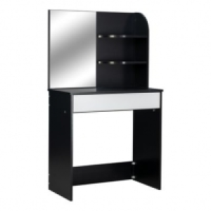 tablettes et 1 tiroir LOVIA blanche et noir 99.99 €