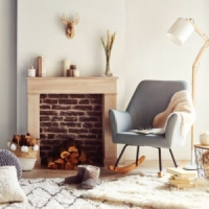 LOUNEA ROCKING tissu gris clair 135.74 €