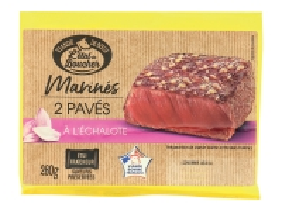 Lidl  2 pavés de boeuf marinés à léchalote