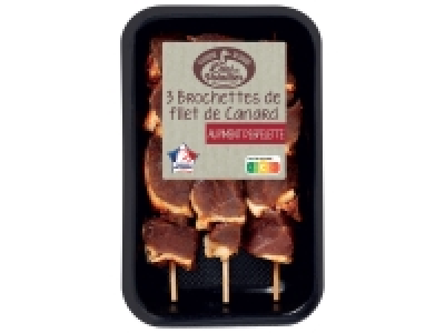 Lidl  3 brochettes de canard marinées au piment dEspelette