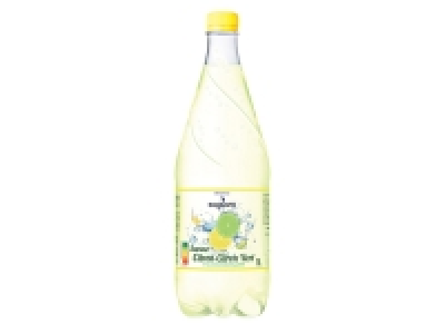 Eau gazeuse avec jus saveur citron-citron vert
