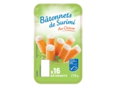 Lidl  Bâtonnets de surimi au poisson MSC fourrés au fromage de chèvre