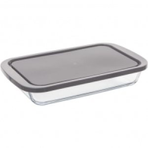 SECRET DE GOURMET Plat à four rectangle 29 x 18 cm en verre avec couve 9.99 €