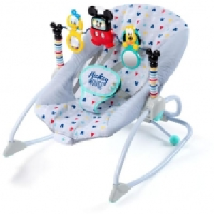 DISNEY Transat bébé évolutif, vibrant et musical Mickey Take Along Son