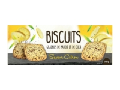 Lidl  Biscuits aux graines de pavot et de chia saveur citron