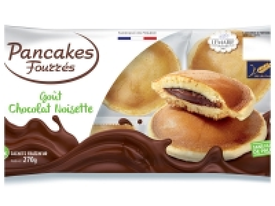 Pancakes fourrés goût chocolat noisette 1.99 €