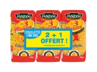 Panzani coquillettes cuisson rapide 1.75&nbsp;&euro;