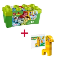 Oxybul Exclusivité Oxybul Lot 10913 La boîte de briques et 1 sachet LEGO DUPLO