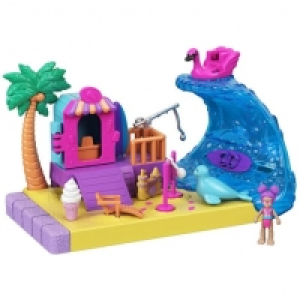 Auchan Mattel MATTEL Polly Pocket - Pollyville - Journée à la plage