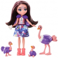 Auchan Mattel MATTEL Enchantimals famille animaux - Ofelia ostrich
