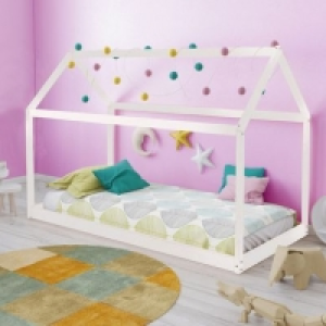 blanc laqué PANDA - sommier inclus 119.99 €