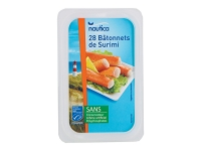 28 bâtonnets de poissons MSC saveur crabe 1.93 €