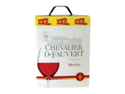 Pays dOc Merlot Chevalier de Fauvert IGP BIB 9.79 €