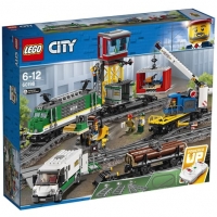 Auchan Lego LEGO City 60198 - Le train de marchandises télécommandé