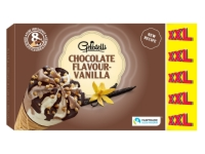 8 cônes saveur chocolat vanille 1.59 €