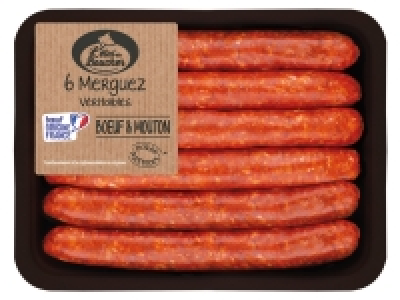 6 merguez véritables 2.99 €