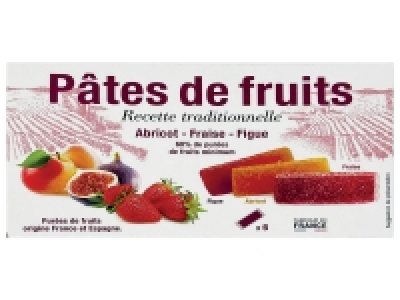 Assortiment de pâtes de fruits 2.09 €