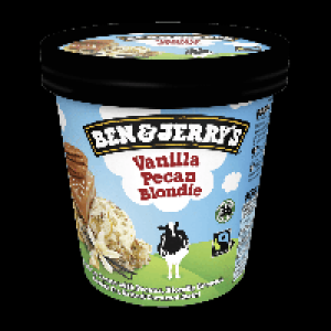 Aldi Ben BEN&JERRYS Crème glacée vanille Pecan Blondie