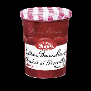 BONNE MAMAN® Confiture de fraises et groseilles